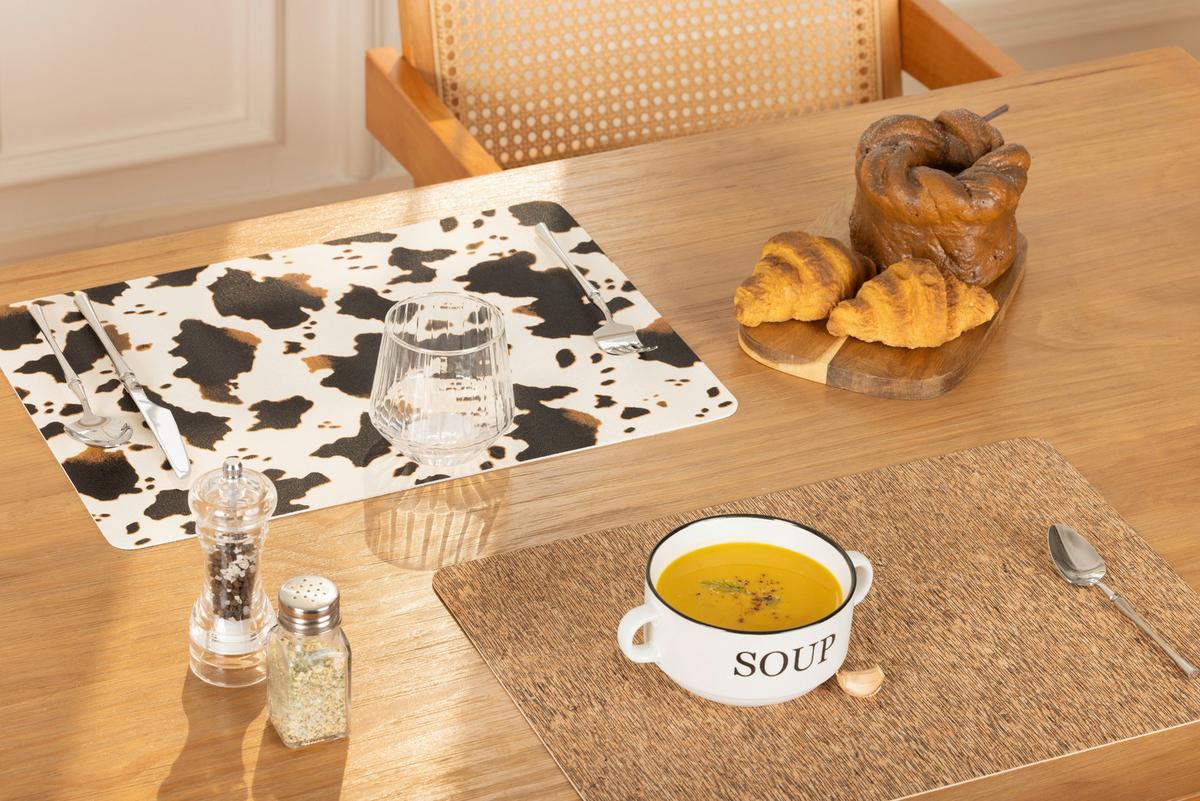 Platzdeckchen Larissa - Schwarz/Braun, KONVENTIONELL, Kunststoff (43/30cm) - James Wood