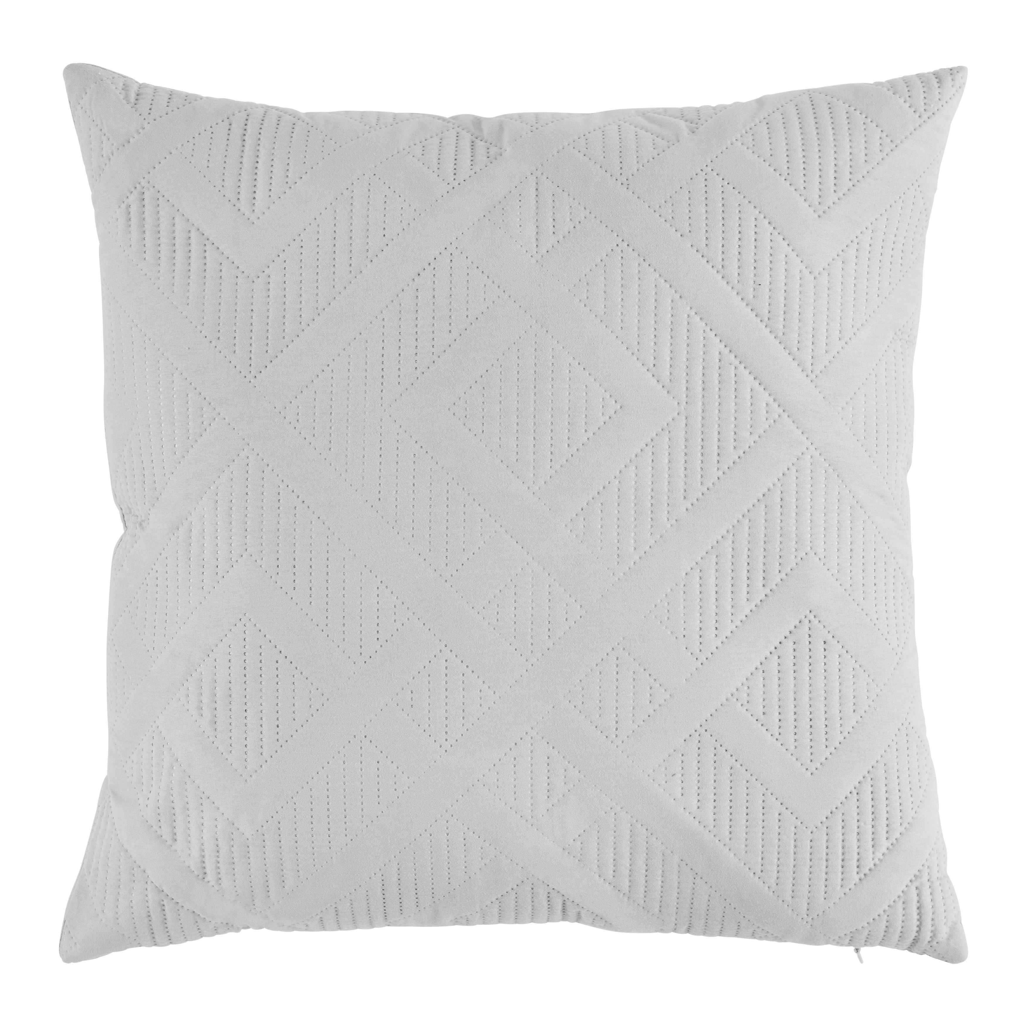 DEKORAČNÝ VANKÚŠ SELINA - sivá, Konventionell, textil (45/45cm) - Mömax