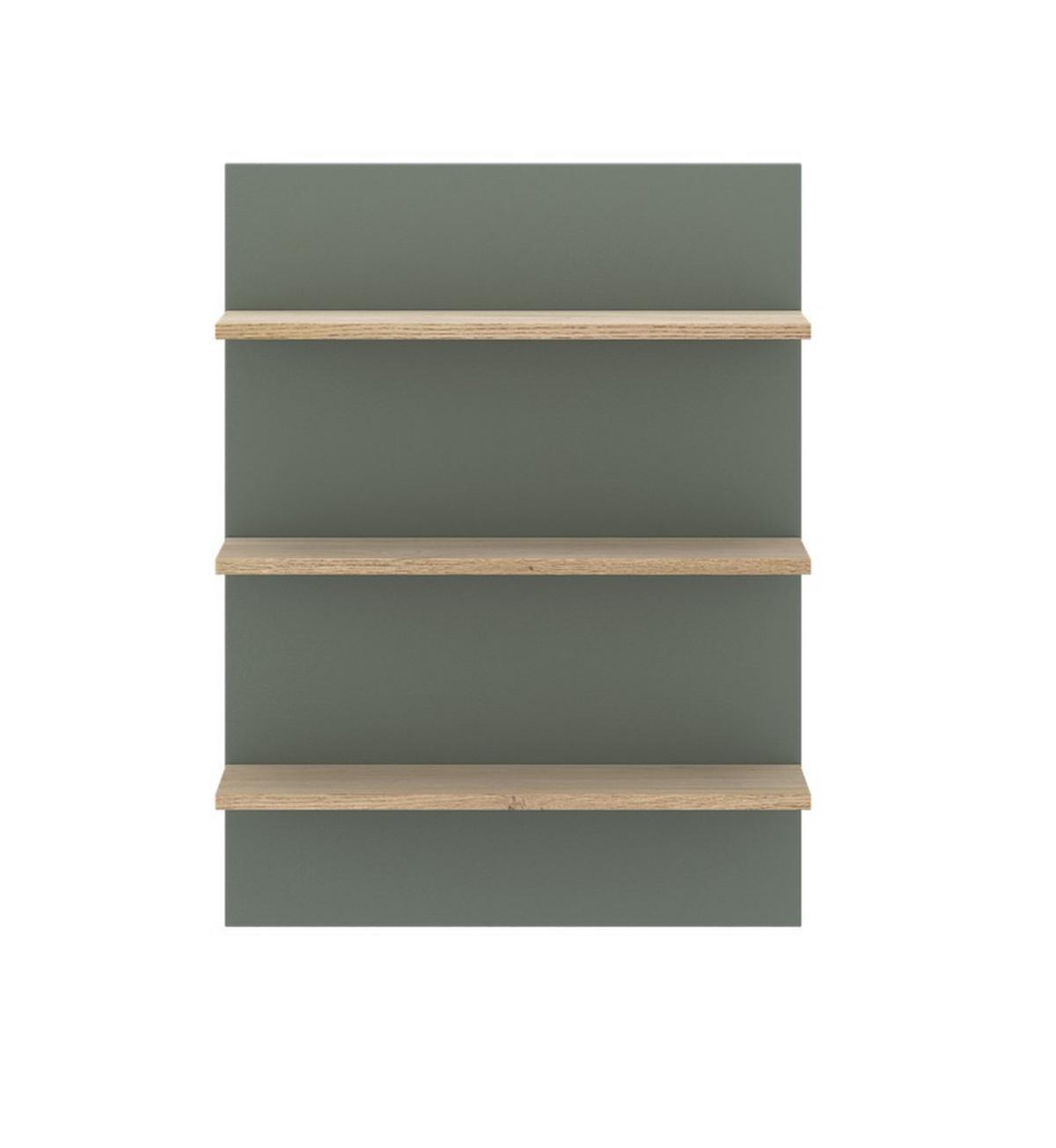 Wandpaneel Puento Eichefarben/Salbei B: 60cm - Eichefarben/Salbeigrün, Design, Holzwerkstoff (60/79,4/26cm) - Livetastic