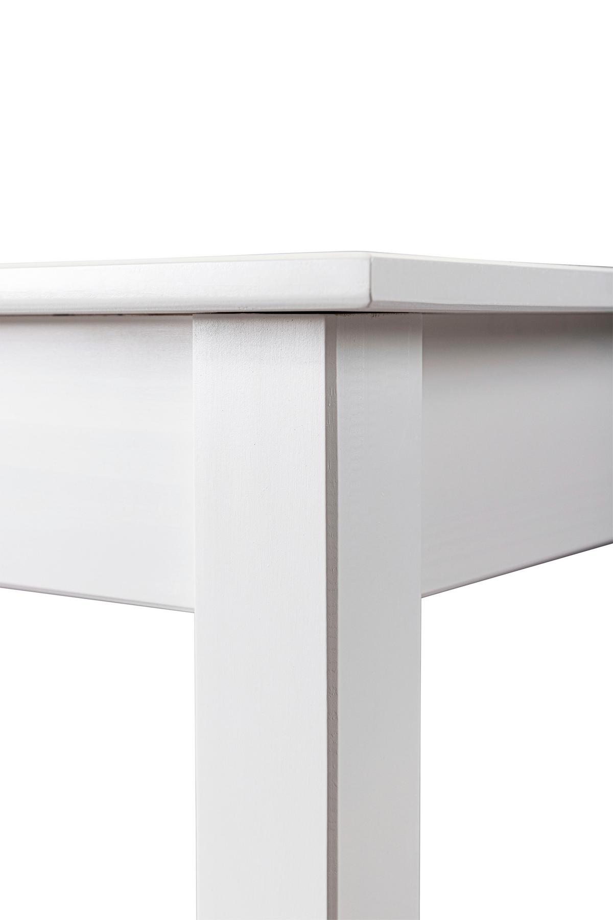 Esstisch Chilly Home 20902640 - Weiß, KONVENTIONELL, Holz (145/80/76cm) - MID.YOU