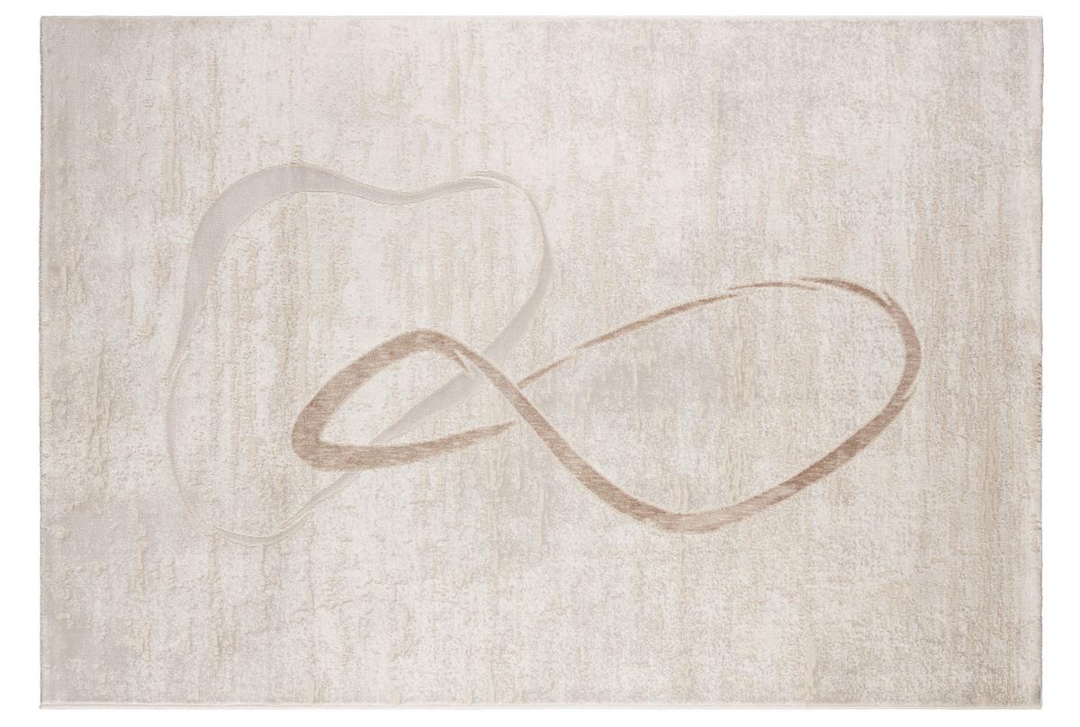Webteppich Hellgrau Mascha 160x230 cm - Hellgrau, ROMANTIK / LANDHAUS, Textil (160/230cm) - James Wood