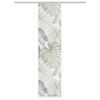 Flächenvorhang Sanja - Grün, Natur, Textil (60cm)