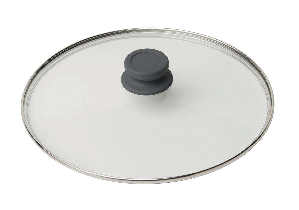 Poklice Basic, Ø: 30cm - šedá/barvy stříbra, Konvenční, kov/plast (30cm) - Mömax