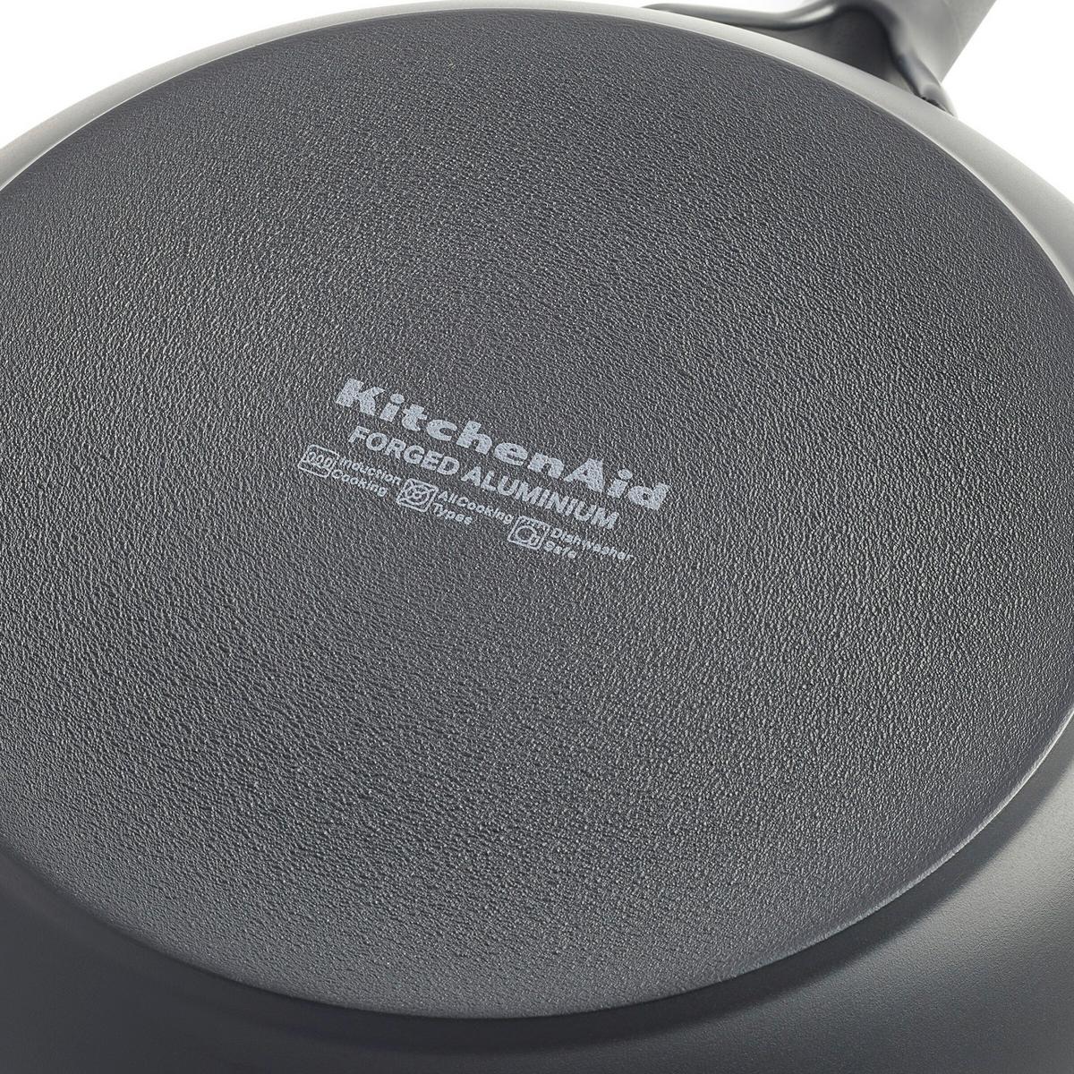 Stielkasserole schwarz, DM 20 cm - Schwarz, Basics, Kunststoff/Metall (20cm) - KitchenAid