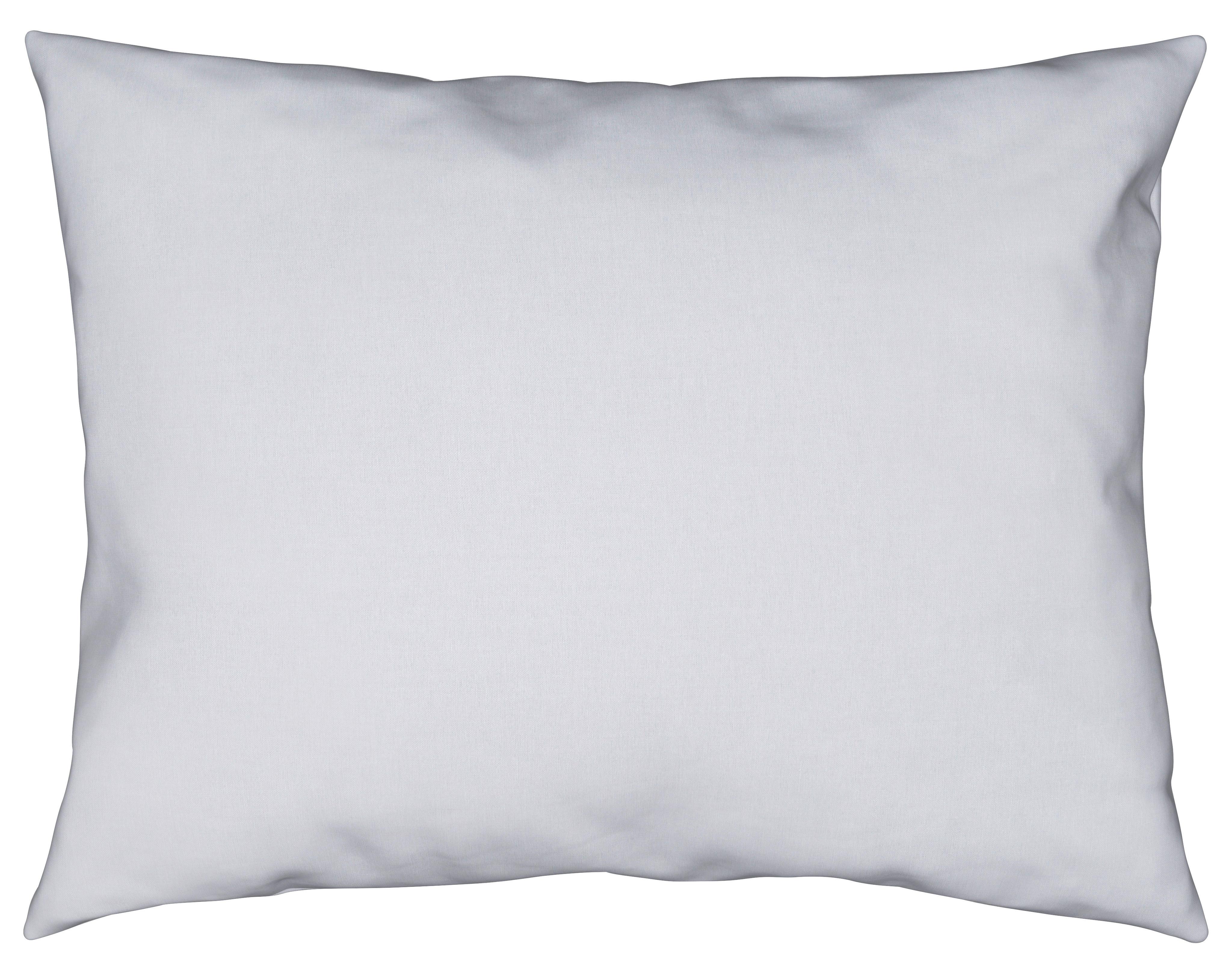 Obliečka na vankúš Annika, 70/90cm, strieborná - strieborná, textil (70/90cm) - Modern Living