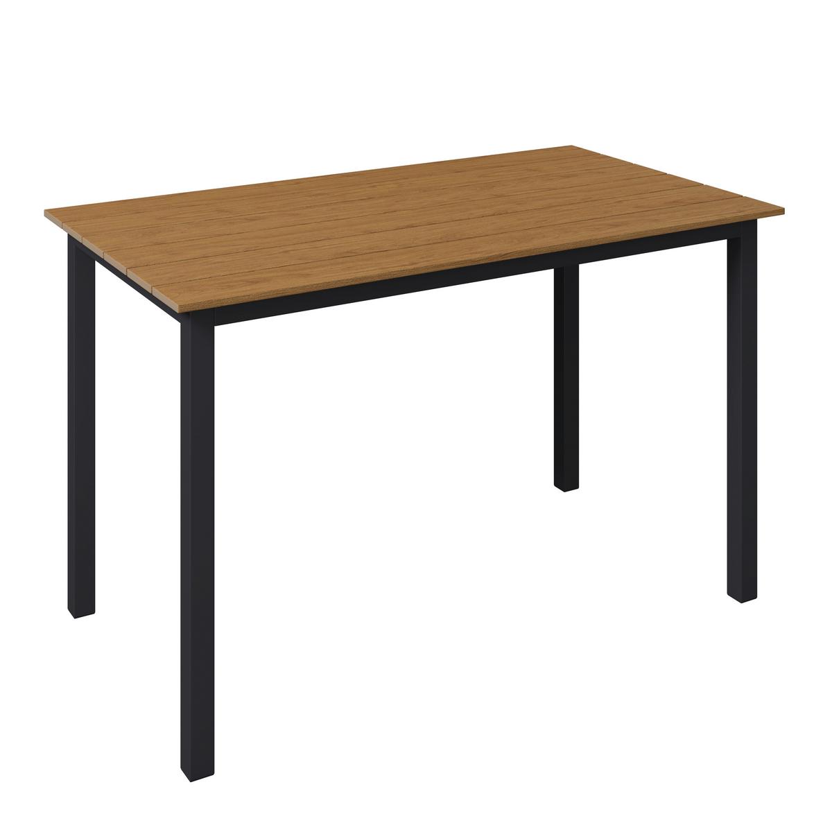 Loungegarnitur Dallas - Dunkelgrau/Beige, MODERN, Kunststoff/Textil - Beldano