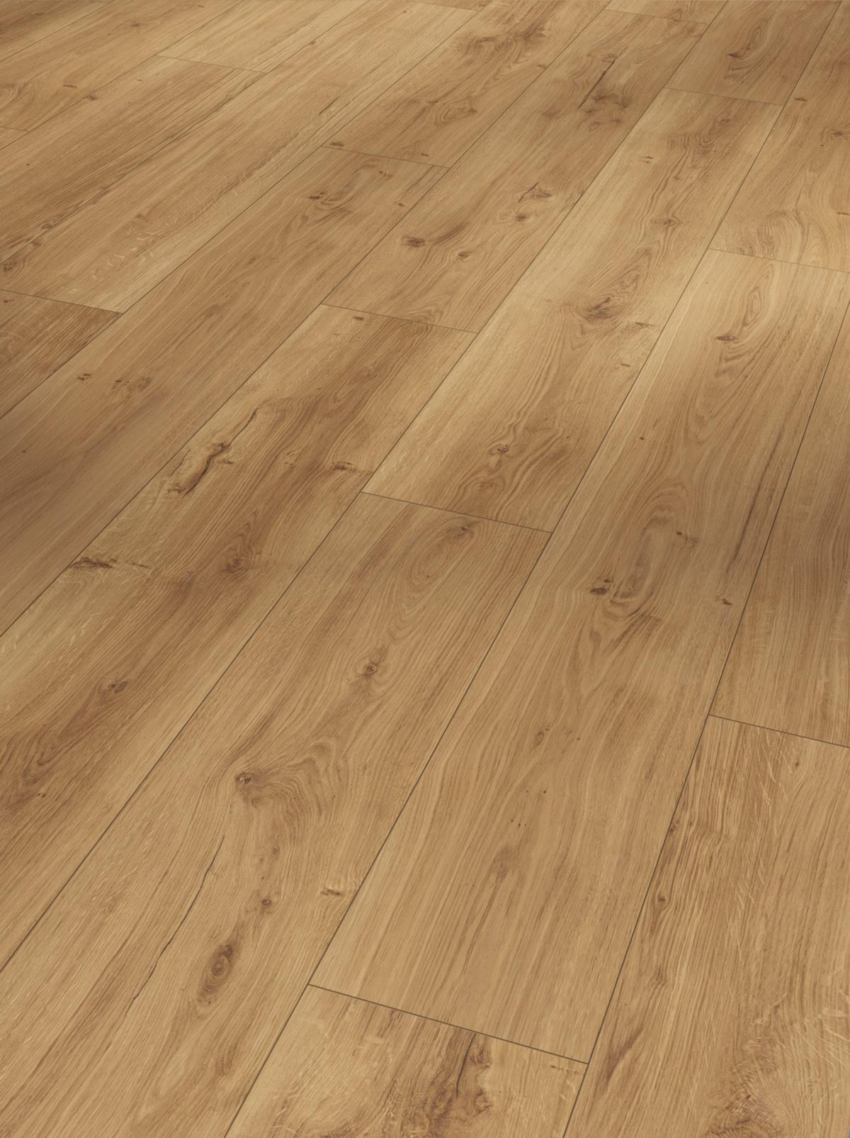 Designboden Eiche Spirit Natur - Hellbraun/Eichefarben, Basics, Holz/Kunststoff (128,5/19,4/0,8cm) - Parador