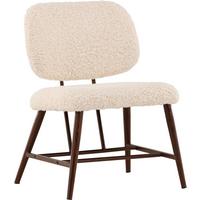 Sessel Midlad - Weiß, Design, Textil/Metall (58/84/62cm) - Livetastic
