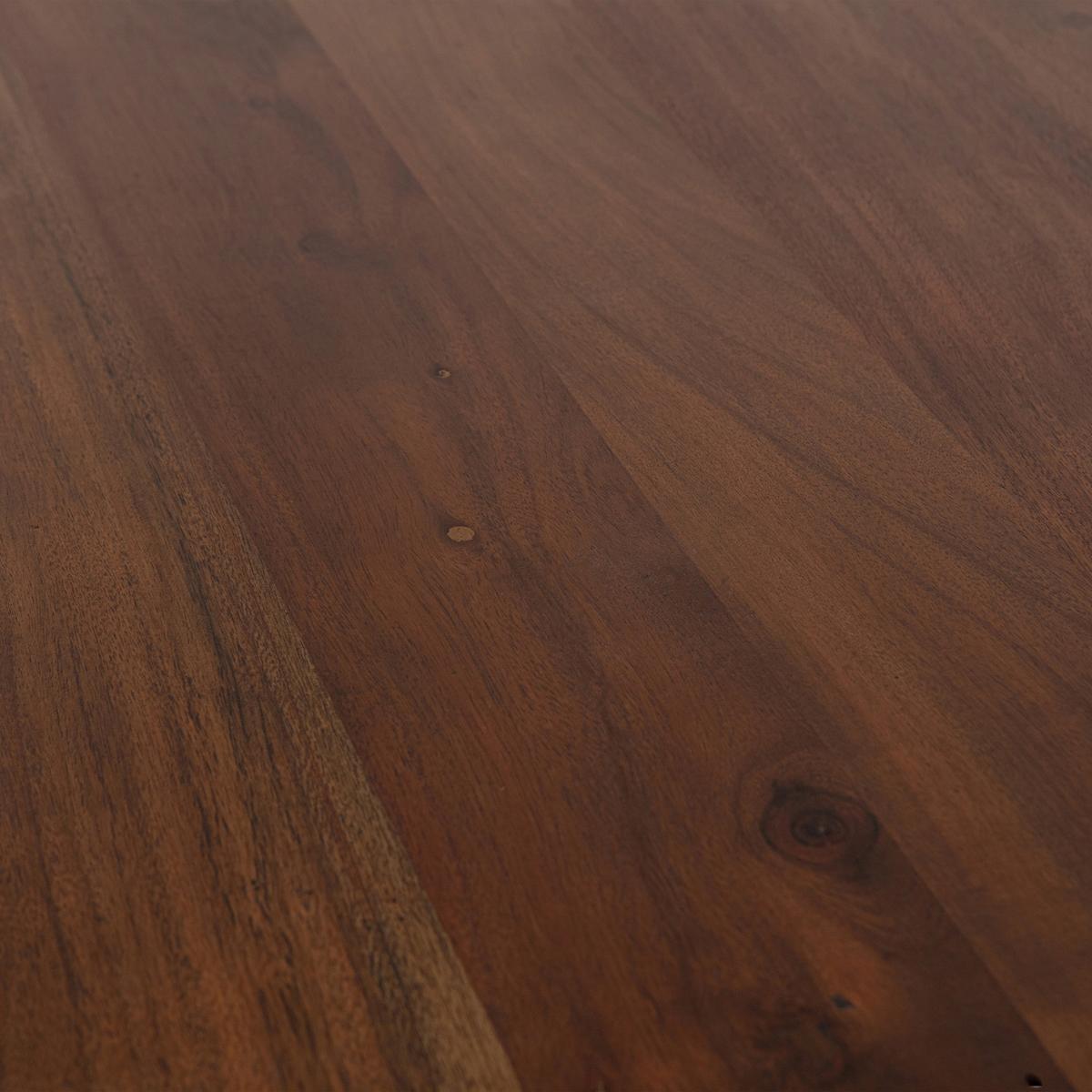 ESSTISCH Roundly Walnussfarben L: 200cm - Walnussfarben, MODERN, Holz (200/100/76cm) - Livetastic