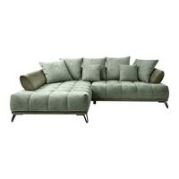 LARGO, levá, zelená, potřeba šířky dveří 90 cm - černá/zelená, Moderní, kov/textil (184/262cm)