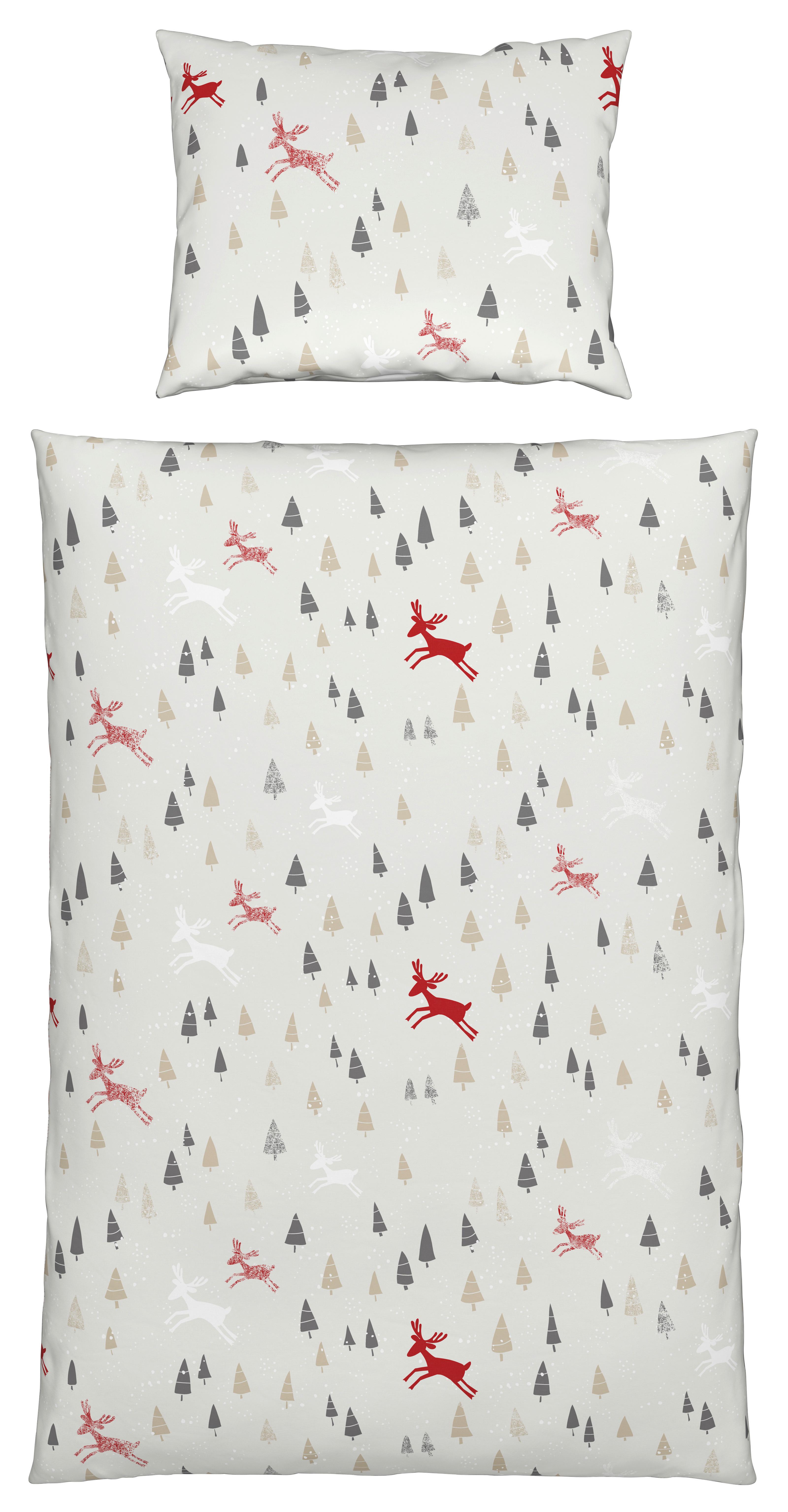 Ágyneműhuzat-garnitúra Anja - bézs/többszínű, Romantik / Landhaus, textil - James Wood