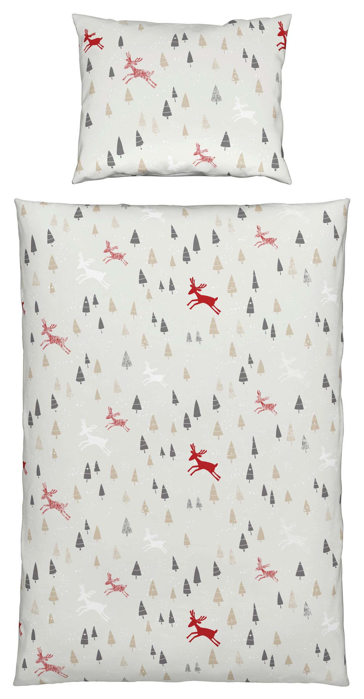 Ágyneműhuzat-garnitúra Anja - bézs/többszínű, Romantik / Landhaus, textil - James Wood
