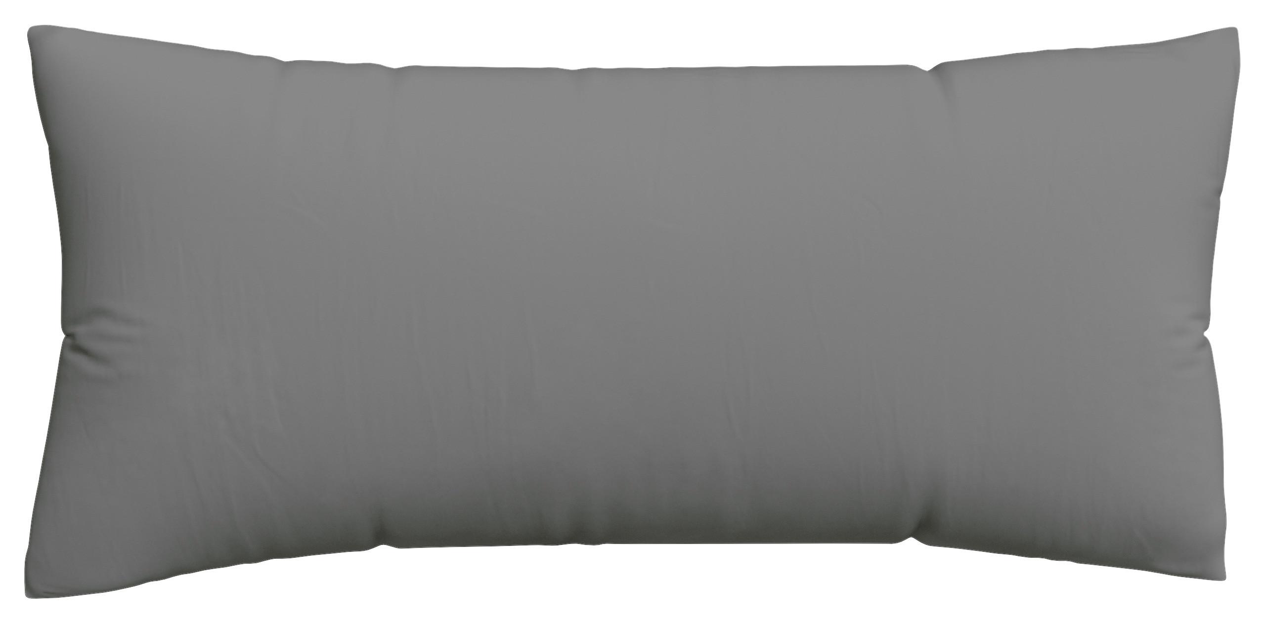 Kopfpolsterbezug Knitted Jersey - Grau, Basics, Textil (40/80cm) - Schlafgut