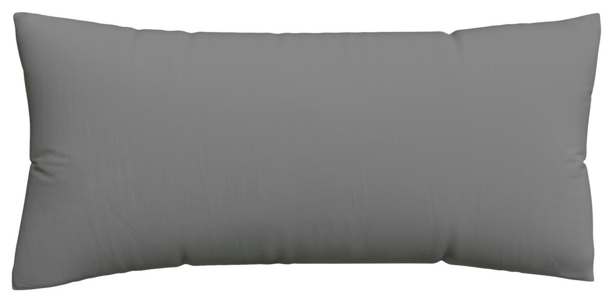 Kopfpolsterbezug Knitted Jersey - Grau, Basics, Textil (40/80cm) - Schlafgut