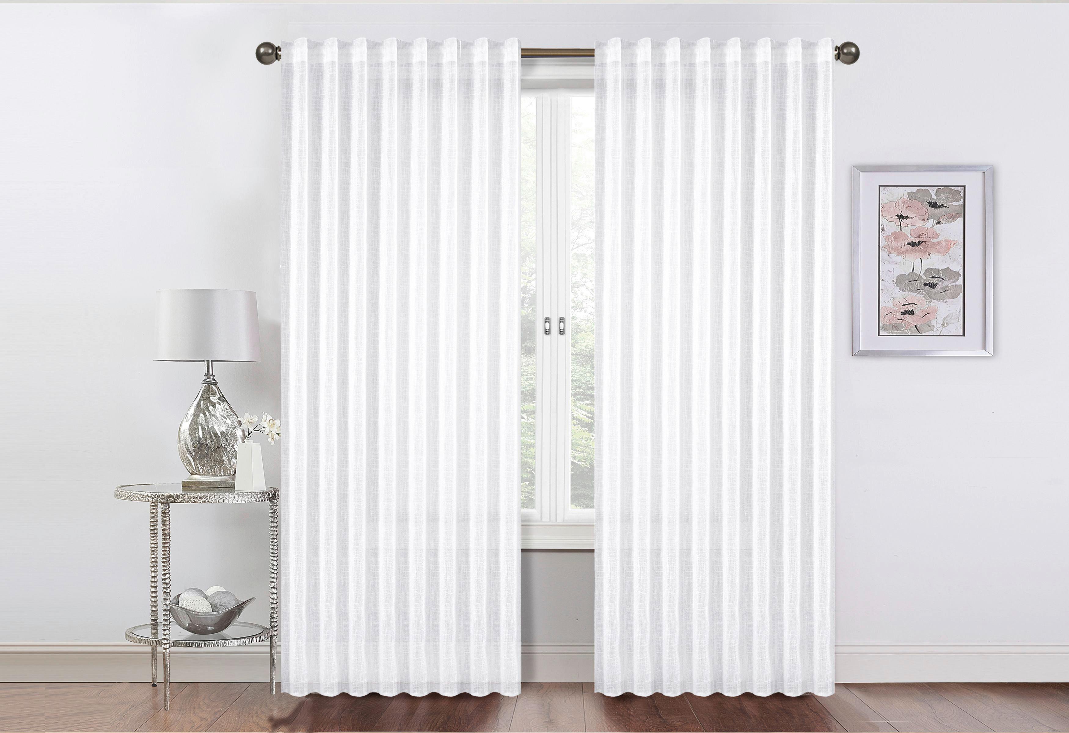 Készfüggöny Marion Kb. 135/245cm - fehér, Modern, textil (135/245cm) - Luca Bessoni