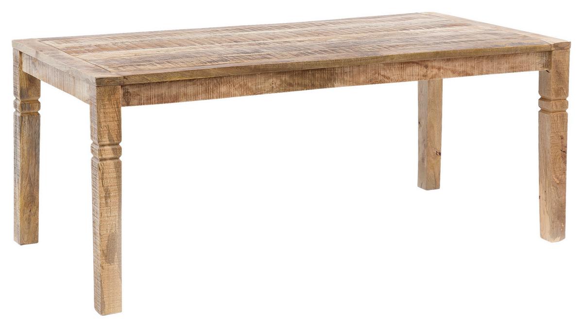 Esstisch Echtholz Lxb: 120x70 Cm Mangoholz Braun - Braun, MODERN, Holz (120/70/76cm) - MID.YOU