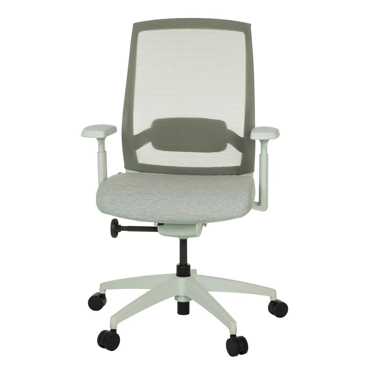 Drehstuhl Colore Grau B: 65 cm - Grau, MODERN, Kunststoff/Textil (65/95 - 103/70cm) - MID.YOU