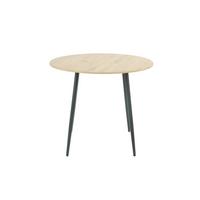 ESSTISCH HAGEN T - Schwarz/Eiche Artisan, MODERN, Holzwerkstoff/Metall (90/76/90cm) - P & B