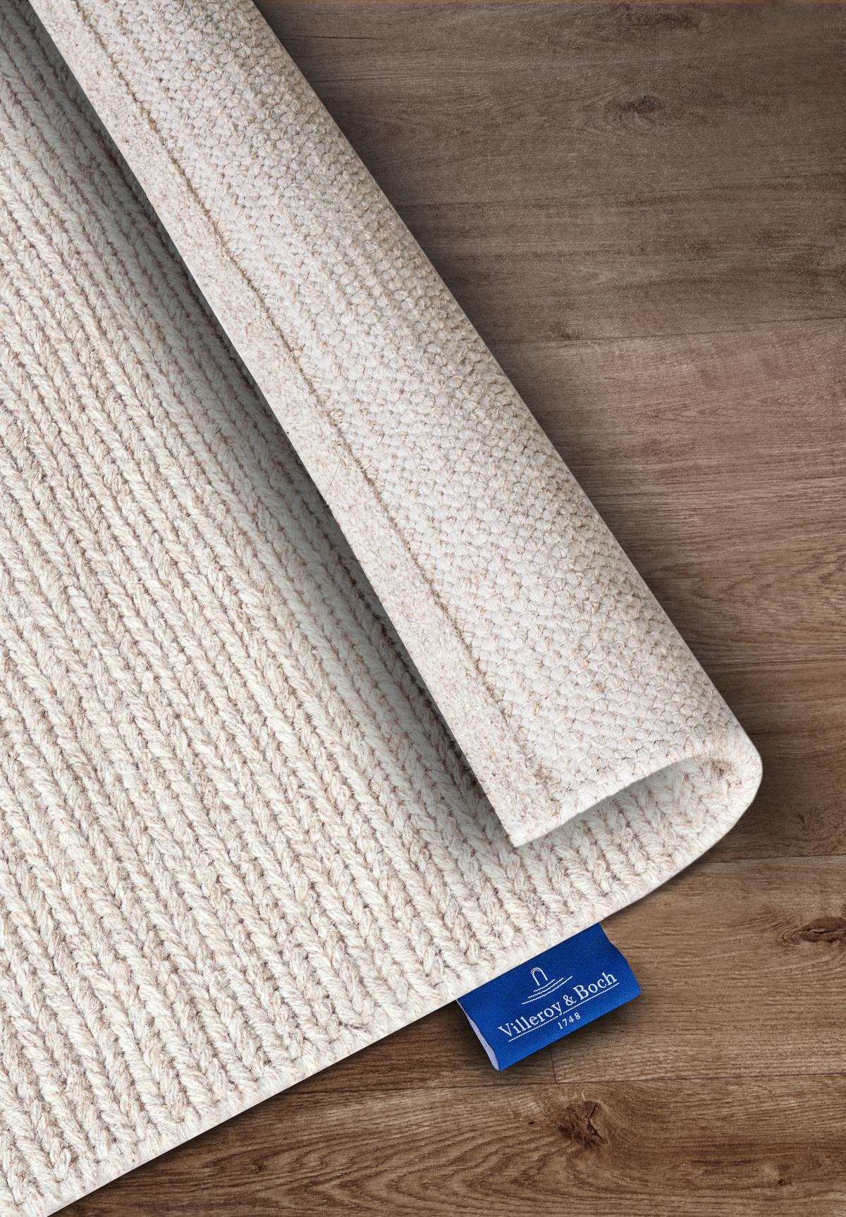 Handwebteppich V&b Francois Weiß 160x230 - Weiß, Basics, Textil (160/230cm) - Villeroy & Boch