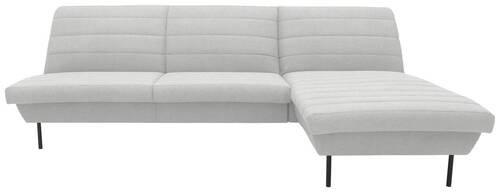 Ecksofa Looks Ix Silberfarben - Silberfarben/Schwarz, Design, Textil (274/168cm) - LOOKS by W.Joop