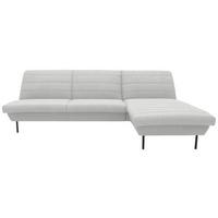 Ecksofa Looks Ix Silberfarben - Silberfarben/Schwarz, Design, Textil (274/168cm) - LOOKS by W.Joop
