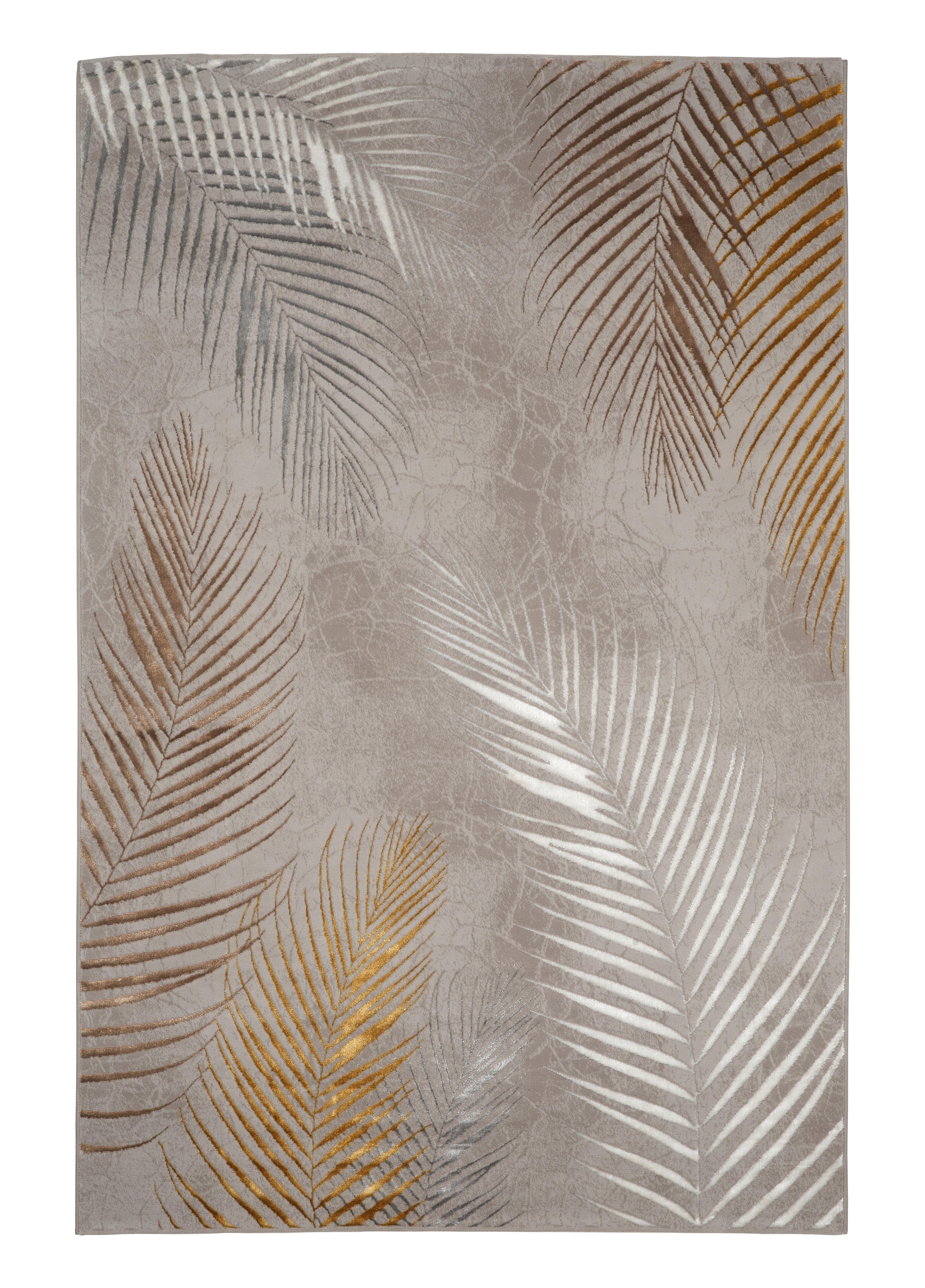 Webteppich Silberfarben Raymond 80x150 cm Naturfaser - Silberfarben, Basics, Kunststoff (80/150cm) - James Wood