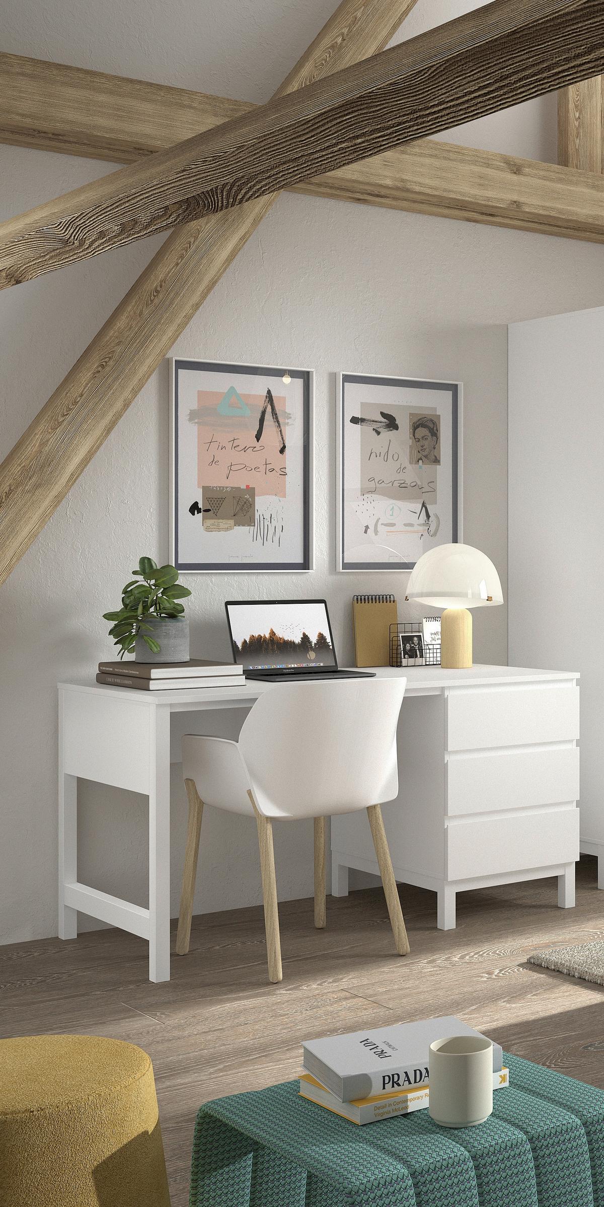 JUGENDSCHREIBTISCH Eva Weiß B: 140cm - Weiß, MODERN, Holz/Holzwerkstoff (140/75/70cm) - Vipack