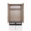 KLEIDERSCHRANK Nagold Extra, 91cm - Weiß/Grau, KONVENTIONELL, Glas/Holzwerkstoff (91/197/54cm) KLEIDERSCHRANK Nagold Extra, 91cm - Weiß/Grau, KONVENTIONELL, Glas/Holzwerkstoff (91/197/54cm)
