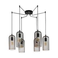 Hängeleuchte 49643_ 'rocca - Schwarz/Kupferfarben, Design, Metall (13/130cm) - Eglo