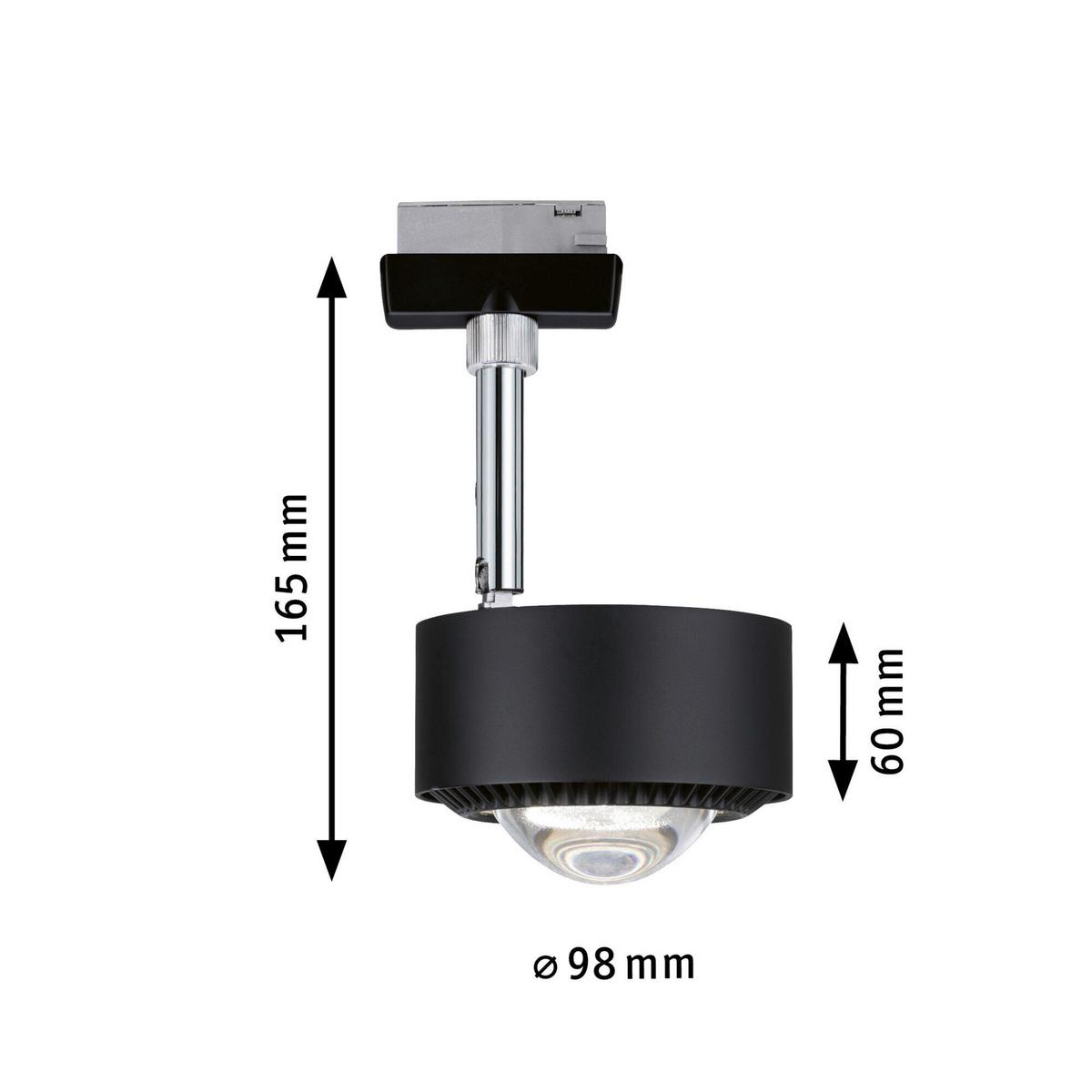 Schienensystem-Strahler 96812 Urail Aldan - Basics (9,8/17,0cm) - Paulmann