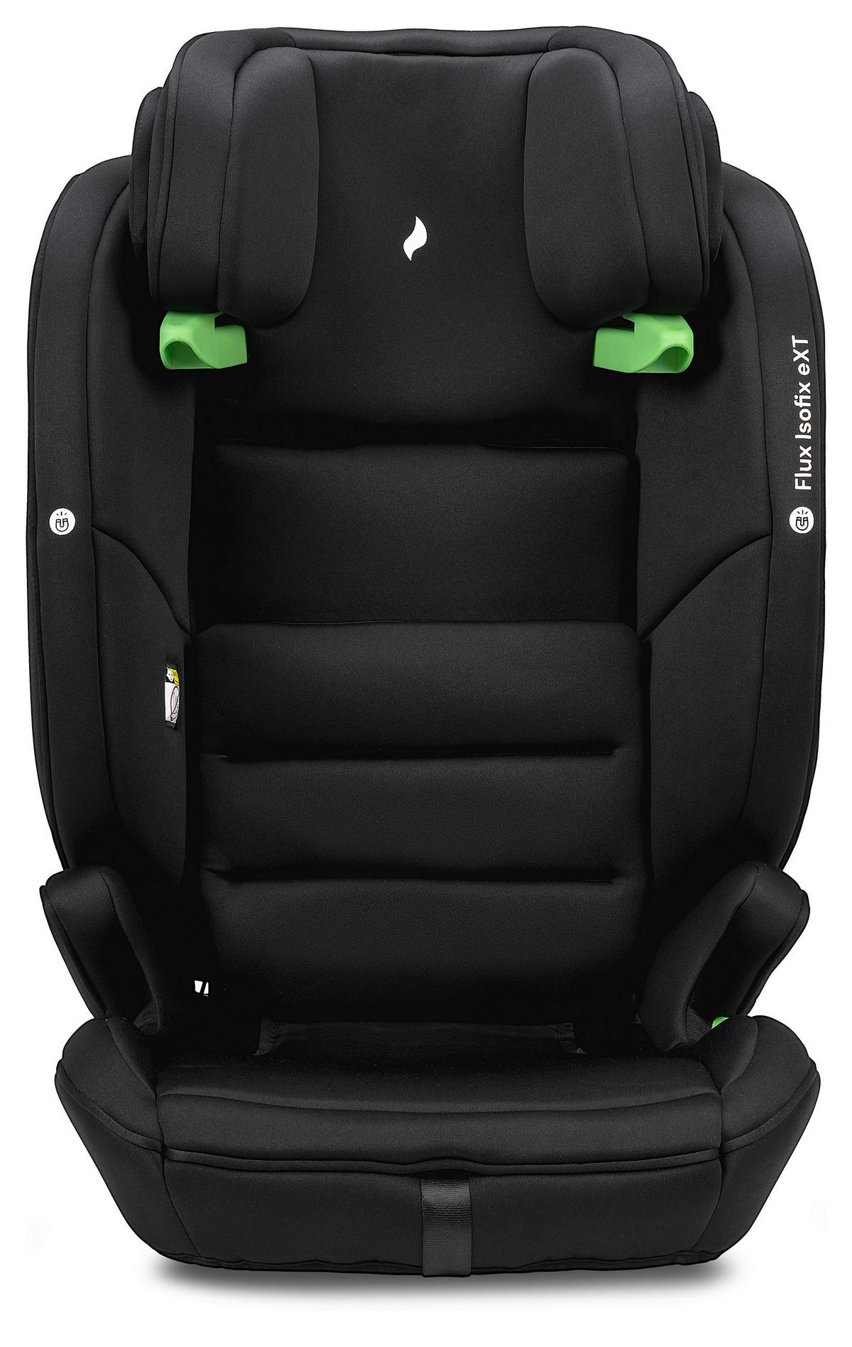 Kinderautositz Flux Isofix Ext Schwarz, L/b/h:  47x44x61,5cm - Schwarz, Basics, Textil (47/44/61,5cm) - Osann
