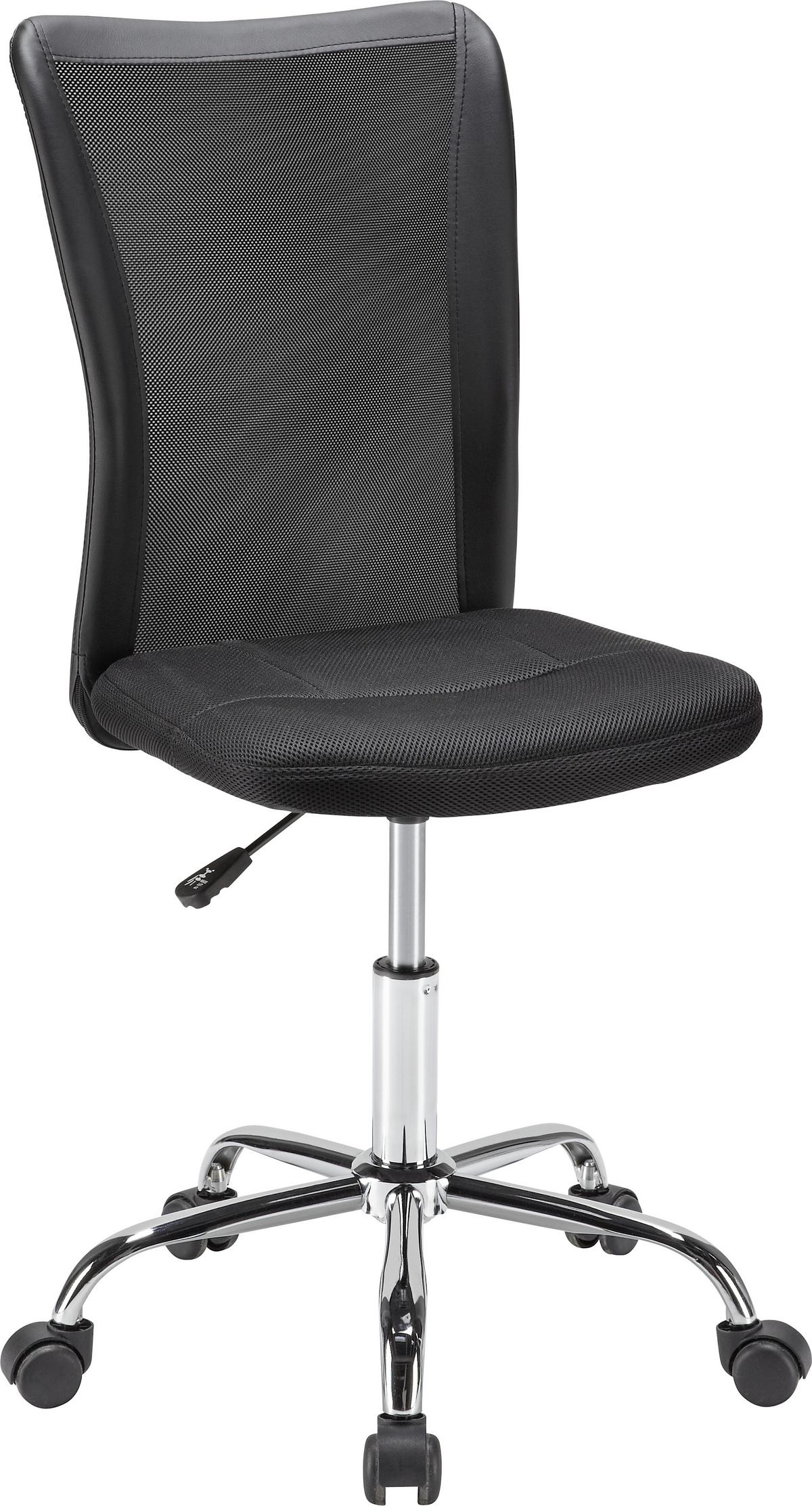 Otočná Stolička Surf - čierna, Moderný, kov/drevo (42/88-98/58,50cm) - Based