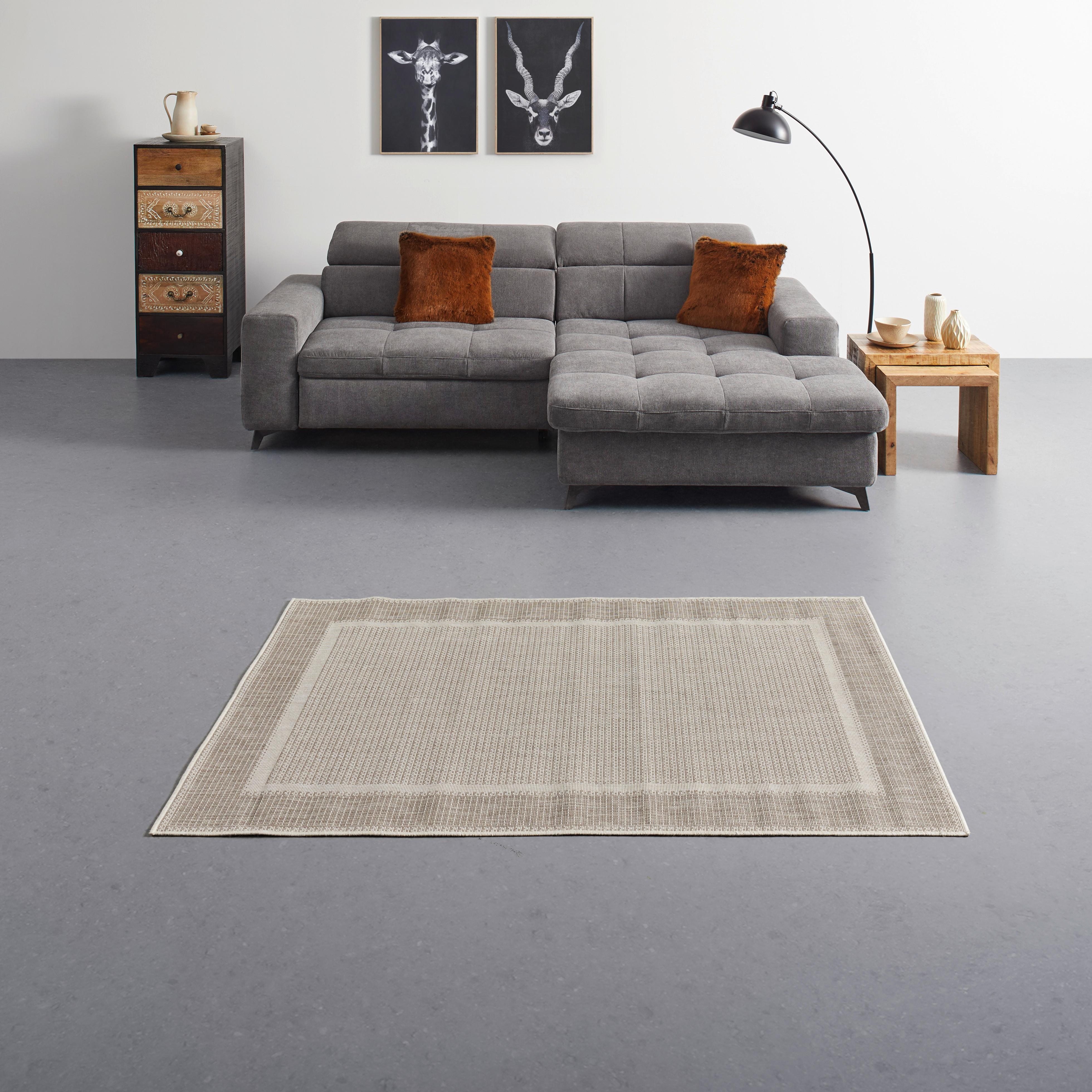 Flachwebteppich Country Beige 3 ca. 200x250cm - béžová, Konvenční, textil (200/250cm) - Modern Living