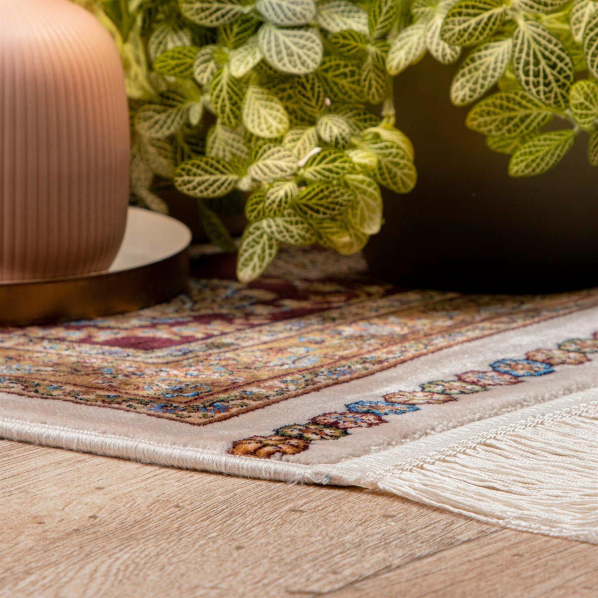 Síkszövött Szőnyeg Babil 310 Creme 200cm X 290cm - krémszínű, Basics, textil (200/290cm) - Kayoom