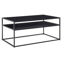 Konferenčný stolík čierny š: 100cm - čierna, Modern, kov (100/60/45cm) - MID.YOU