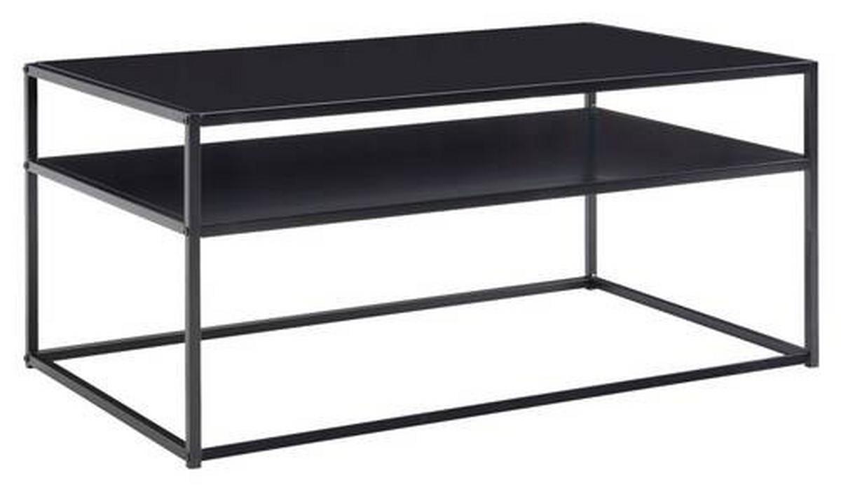 Konferenčný stolík čierny š: 100cm - čierna, Modern, kov (100/60/45cm) - MID.YOU