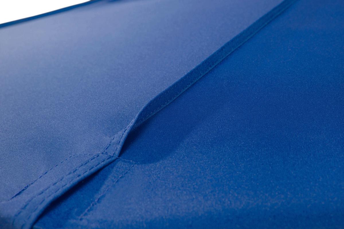 Sonnenschirm Jumbo DM: 300 cm mit Schutzhülle Blau - Blau/Silberfarben, Natur, Textil/Metall (300cm) - Schneider