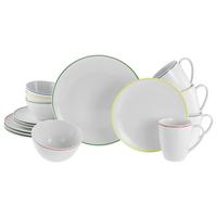 Kombiservice Luna Color Line Multicolor L: 33 Cm - Multicolor, Basics, Keramik (33/32/31cm) - Creatable