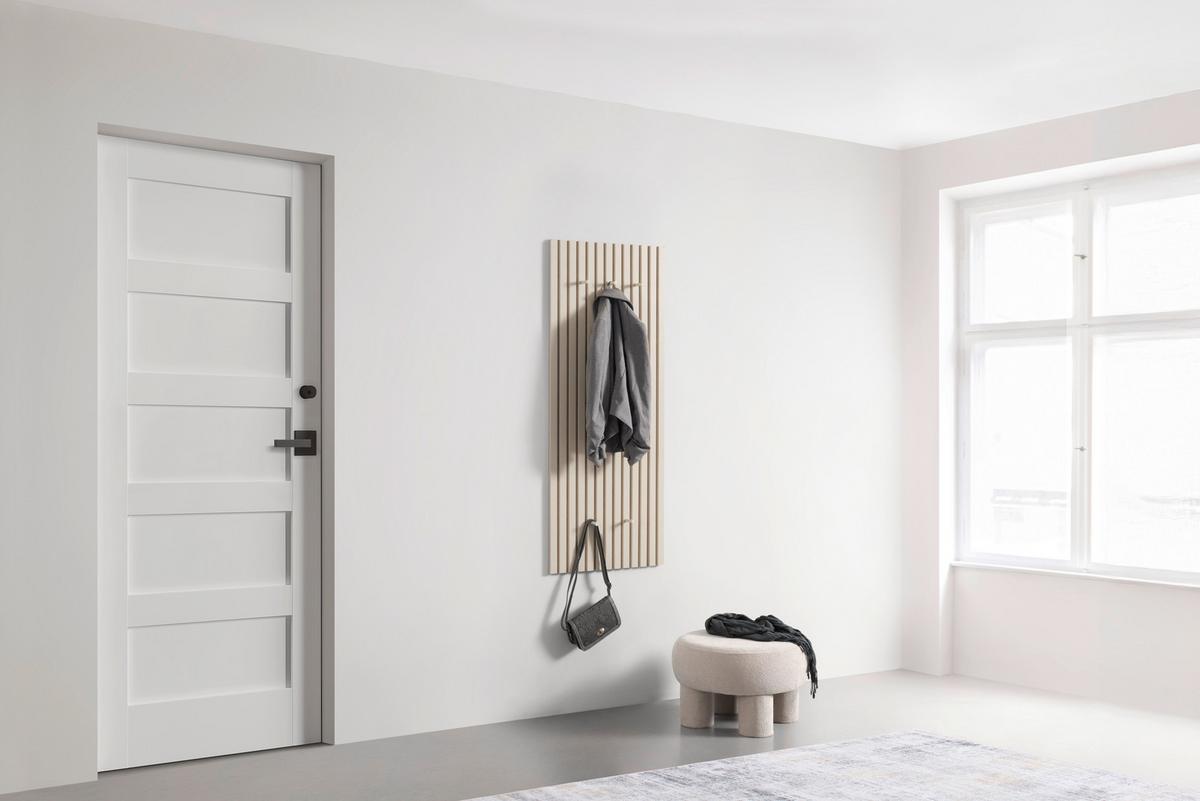 ŠAtní panel Grace písková - pískové barvy, Moderní, dřevo/textil (50/125/7,5cm) - Mömax