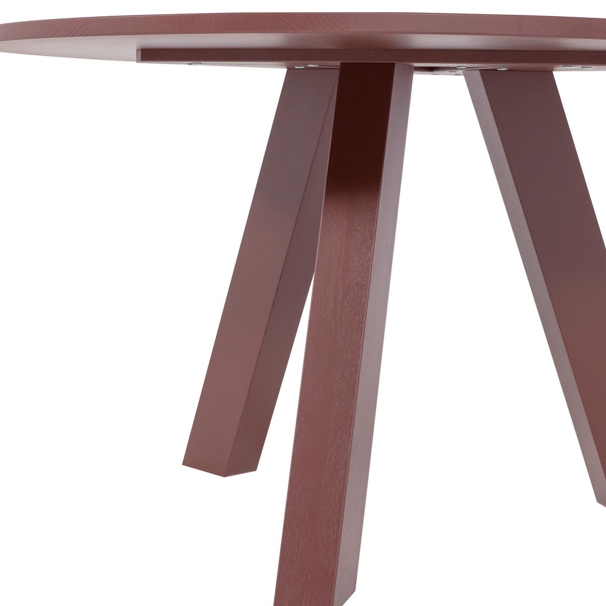 ESSTISCH Rhonda Bordeaux L: 129cm - Bordeaux, MODERN, Holz (129/129/75cm) - Livetastic