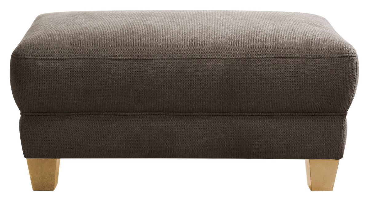 Hocker Gotland dunkelbraun, 101x45x66 cm - Dunkelbraun/Naturfarben, KONVENTIONELL, Textil (101/45/66cm) - Sit & More