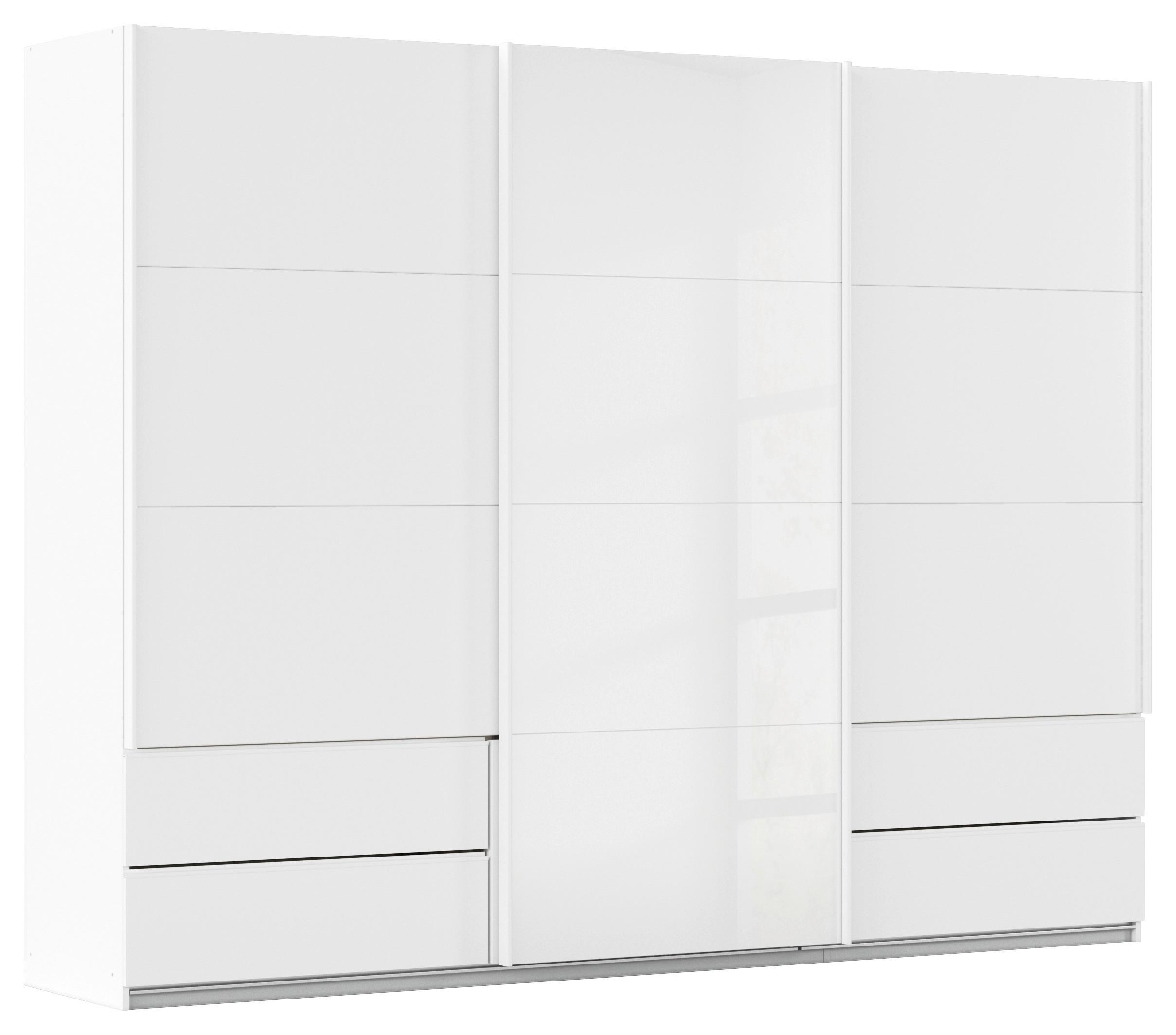 Schwebetürenschrank Karpo - Weiß, KONVENTIONELL, Holzwerkstoff (271/210/62cm)
