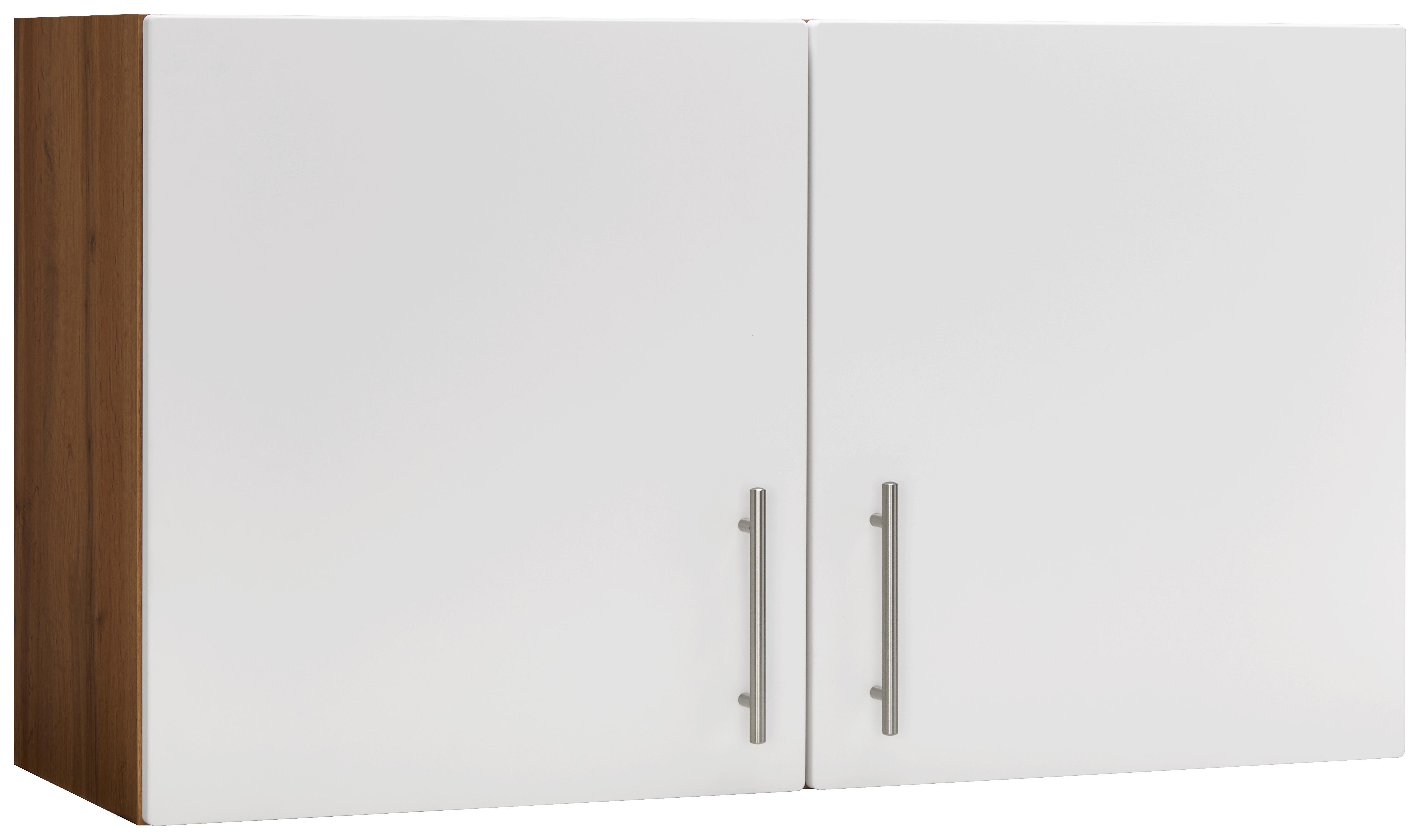 Küchenoberschrank Stella H100 - Eichefarben/Weiß, Holzwerkstoff (100/57/37cm) - Ombra