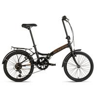 CITYBIKE 406C FALTRAD - Schwarz, LIFESTYLE, Metall (25/140/60cm)