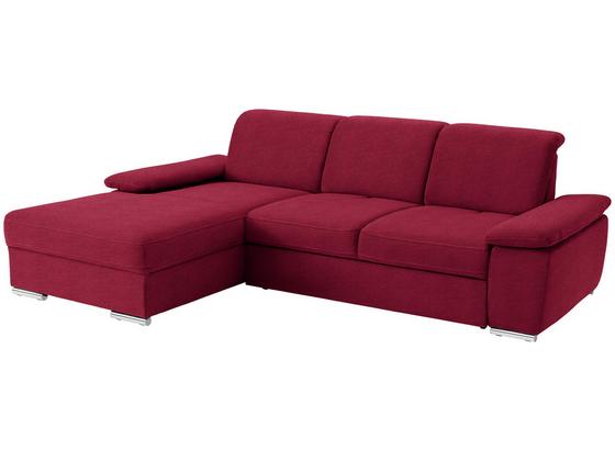 Wohnlandschaft in L-Form Leandro 184x283 cm - Chromfarben/Rot, MODERN, Textil (184/283cm) Wohnlandschaft in L-Form Leandro 184x283 cm - Chromfarben/Rot, MODERN, Textil (184/283cm)