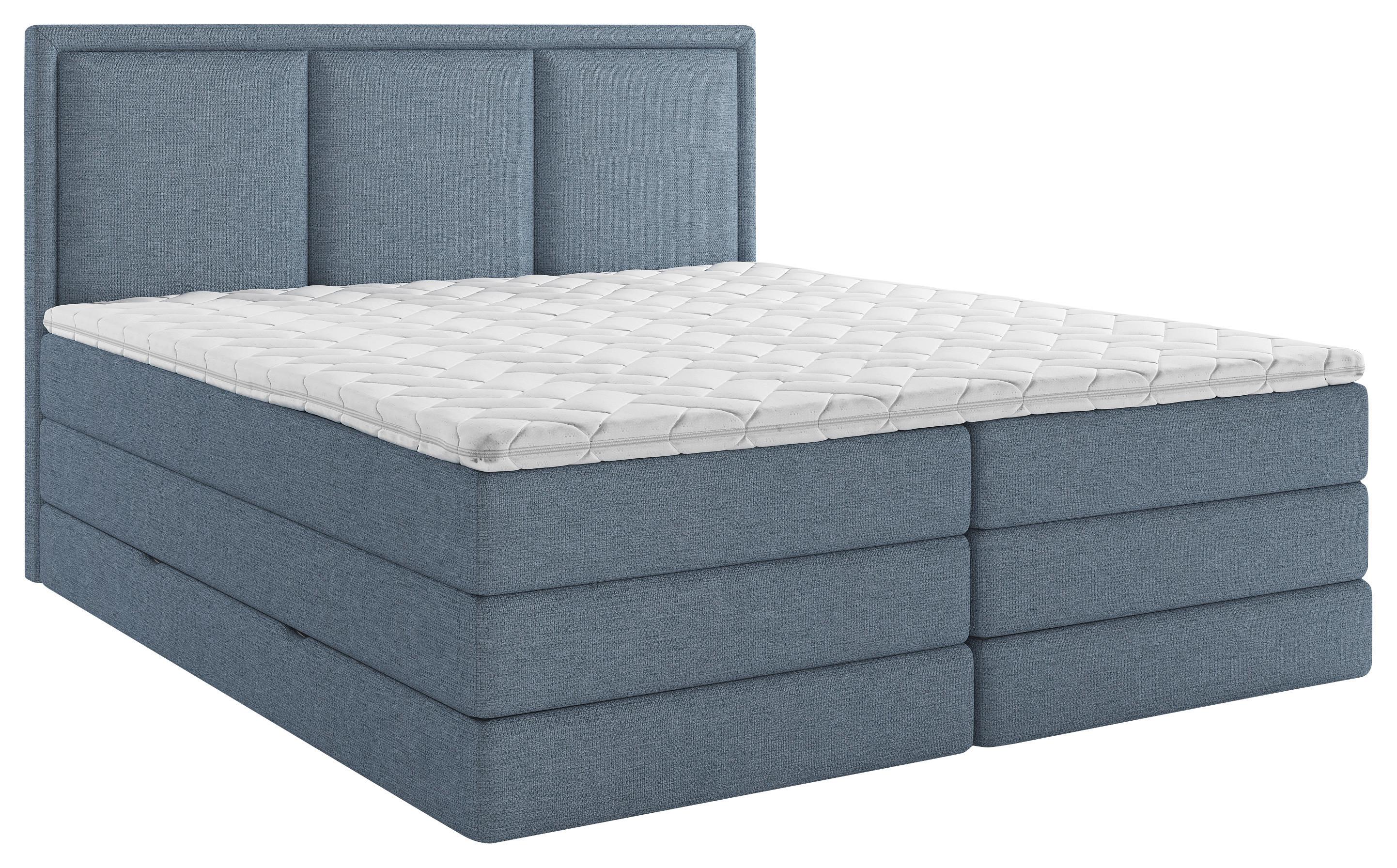 Boxspringbett mit Topper & Bettkasten 160x200 Swing