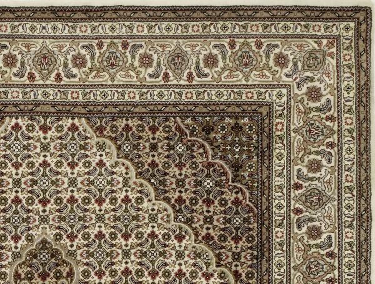 Orientalischer Webteppich Creme Cavari Mahi 90x60 cm - Creme, Basics, Textil (60/90cm) - Cazaris