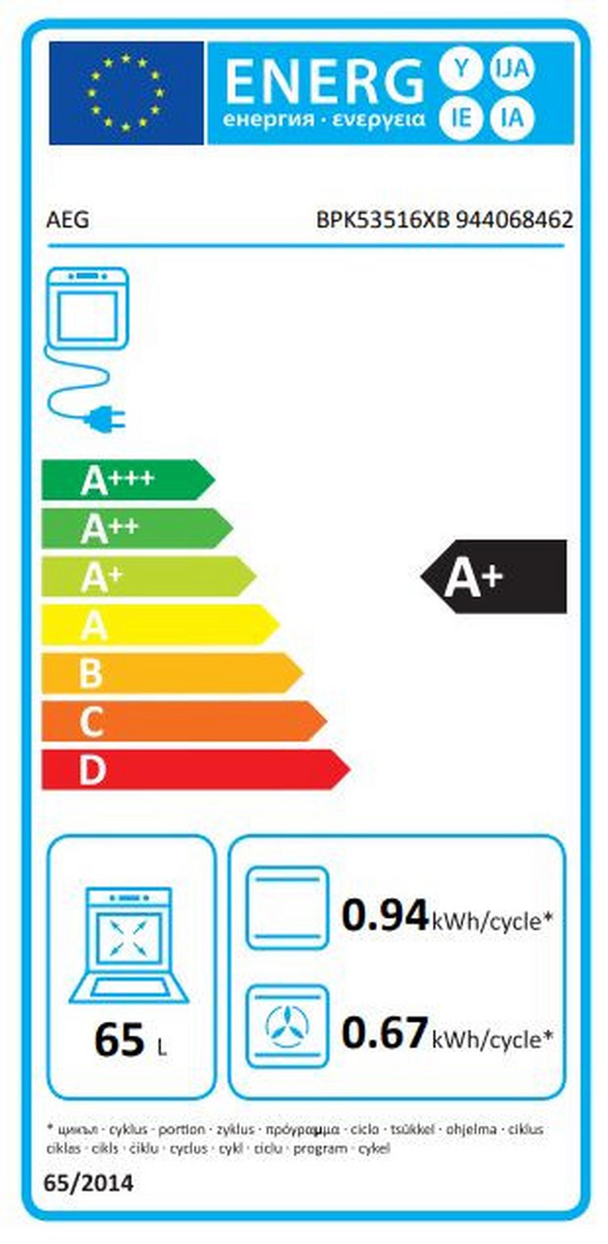 Backofenset Xxxl60p - MODERN (56/59/55cm) - AEG