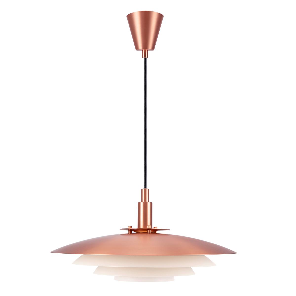 Hängeleuchte Bretagne Kupferfarben D: 38 cm - Kupferfarben, Design, Metall (38/18,8cm) - Nordlux