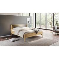 Bett Lisa Naturfarben /Wildeiche 160x200cm - Wildeiche/Naturfarben, MODERN, Holz (160/200cm) - MID.YOU